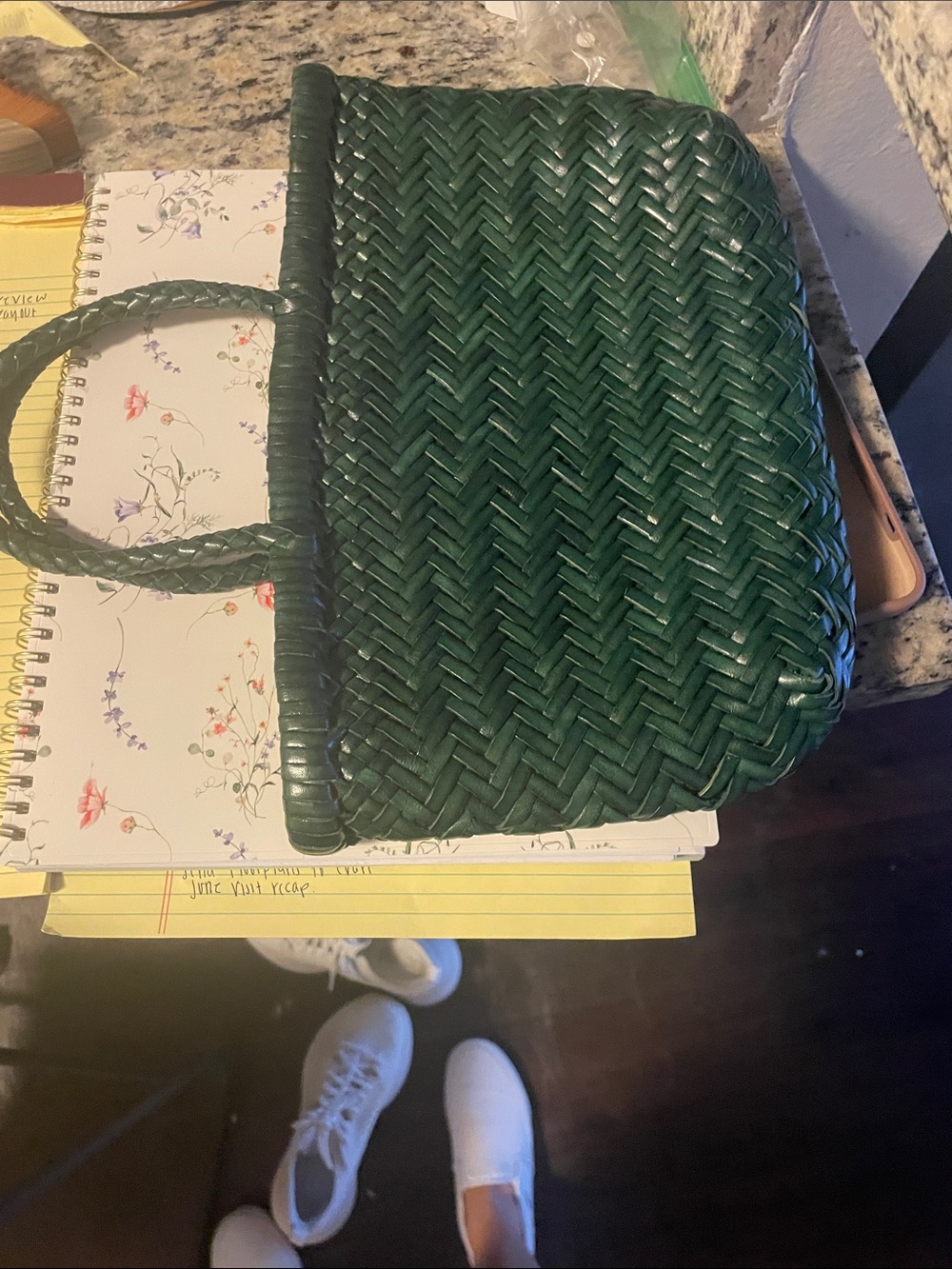 Dragon Diffusion Green Woven Tote Bag - Picture 3 of 6